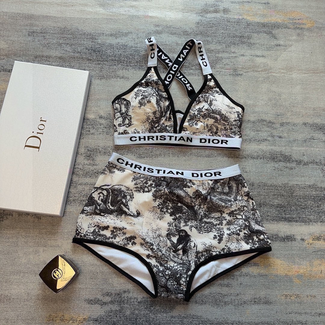 maillot de bain tankini imprimé zoo