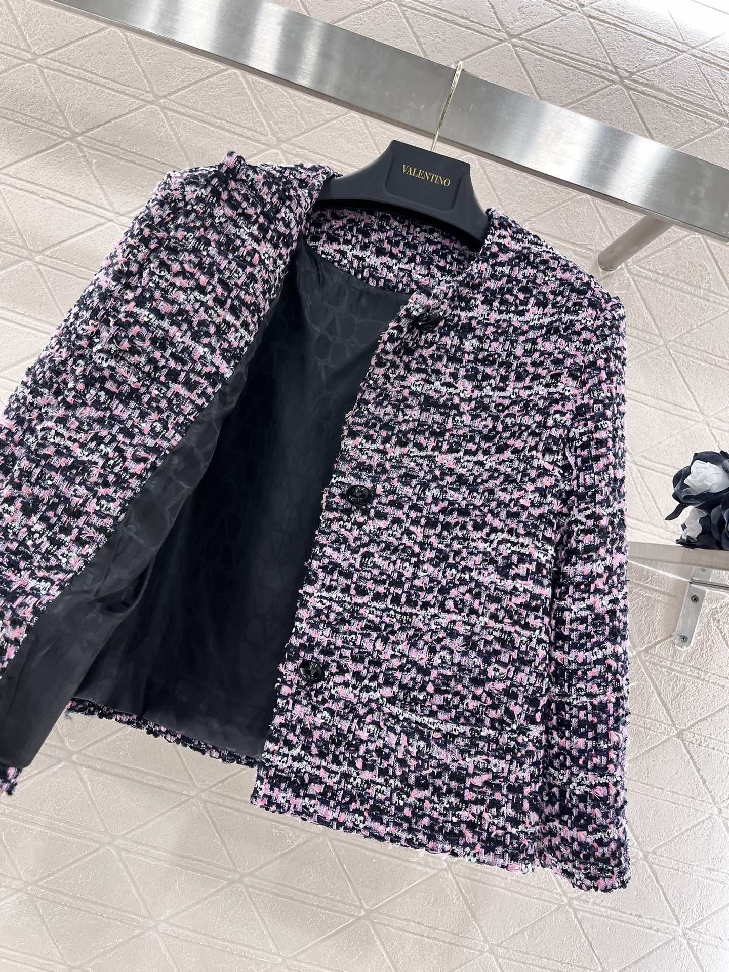 Gewebte Kurzjacke
