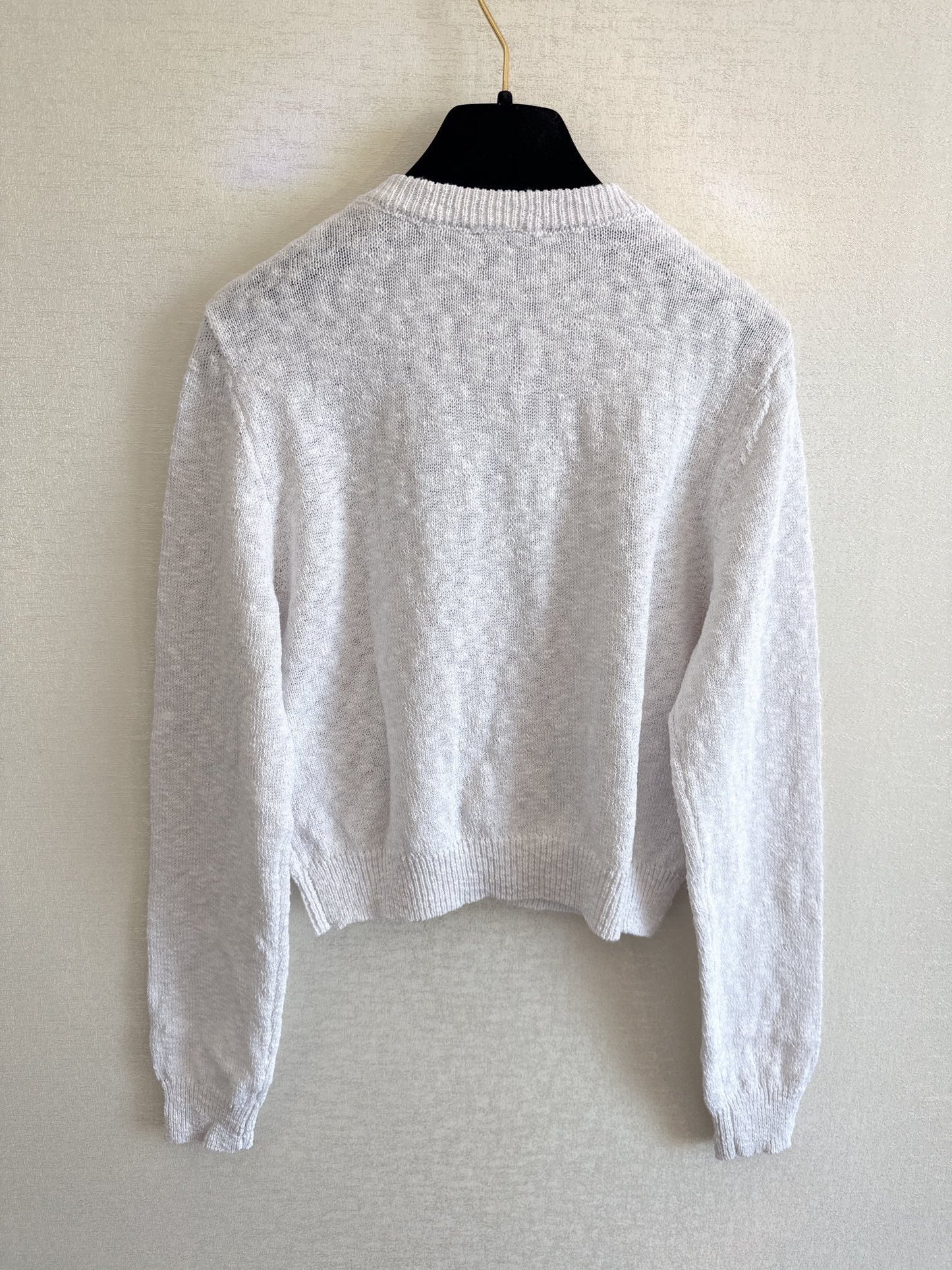 Cardigan en tricot rayé