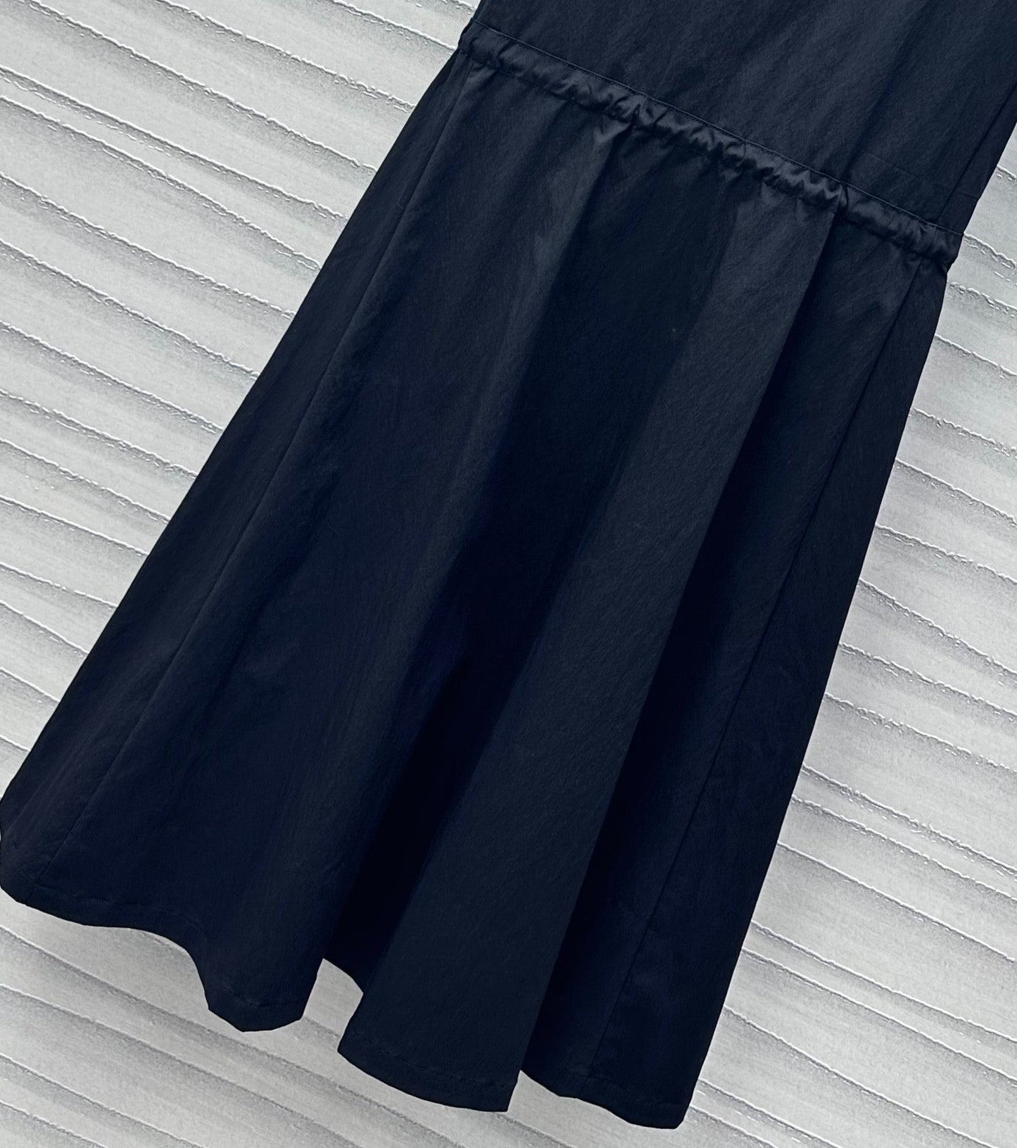 Drawstring-Waist Sleeveless Midi Dresses