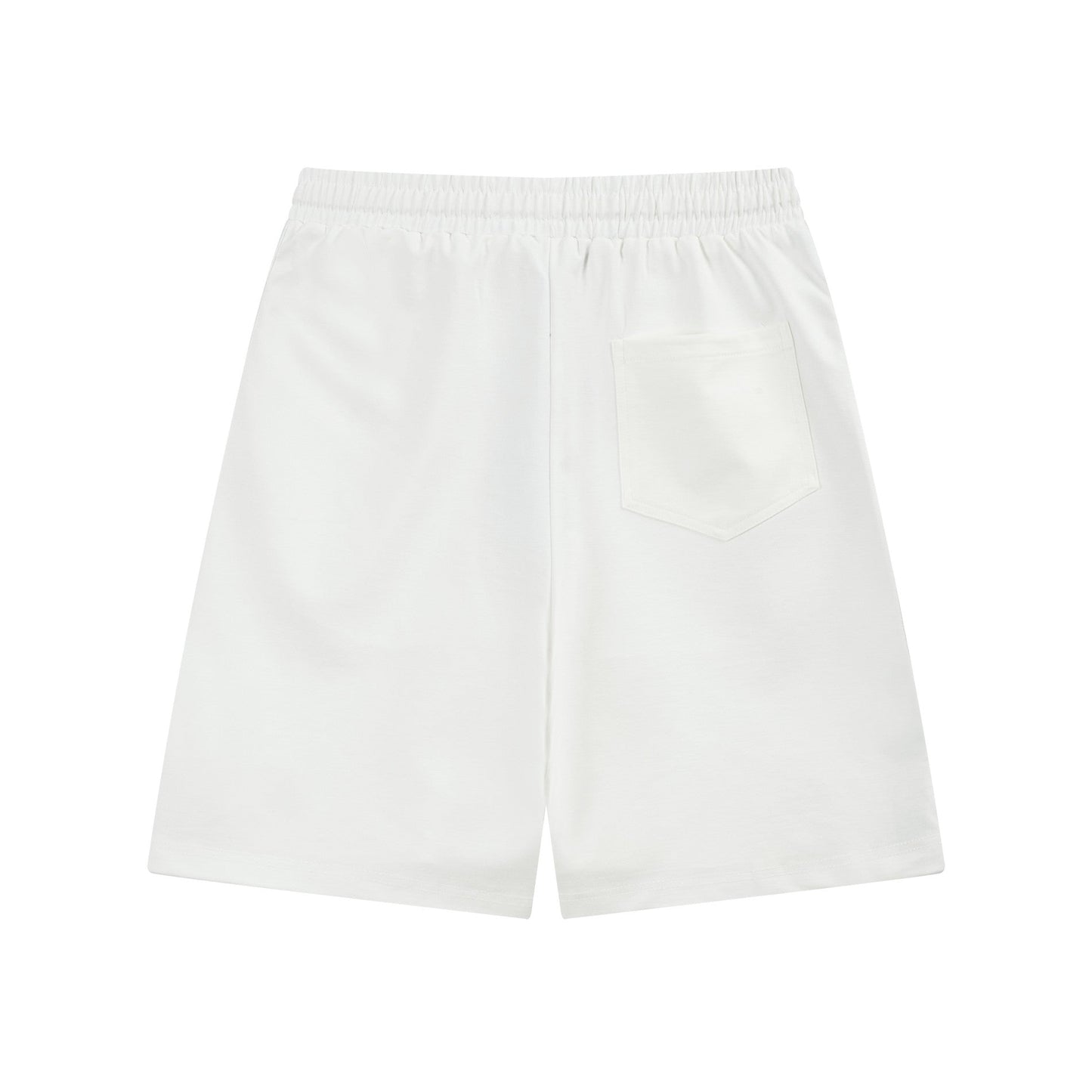 Short à motifs jaunes ornés