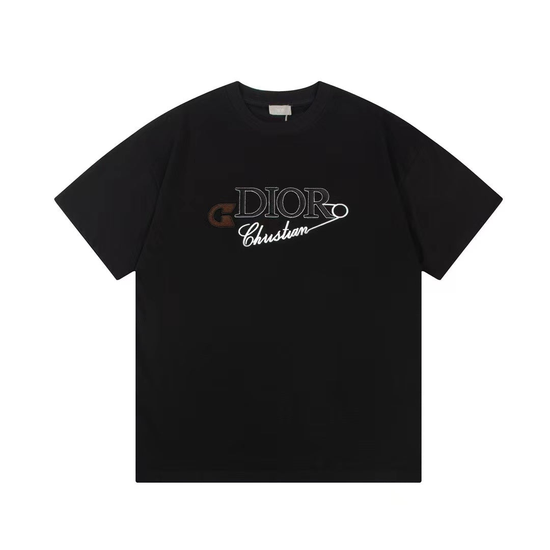 T-shirt imprimé brodé en 3D