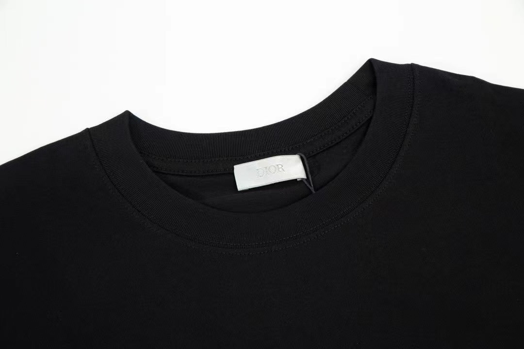 T-shirt imprimé brodé en 3D