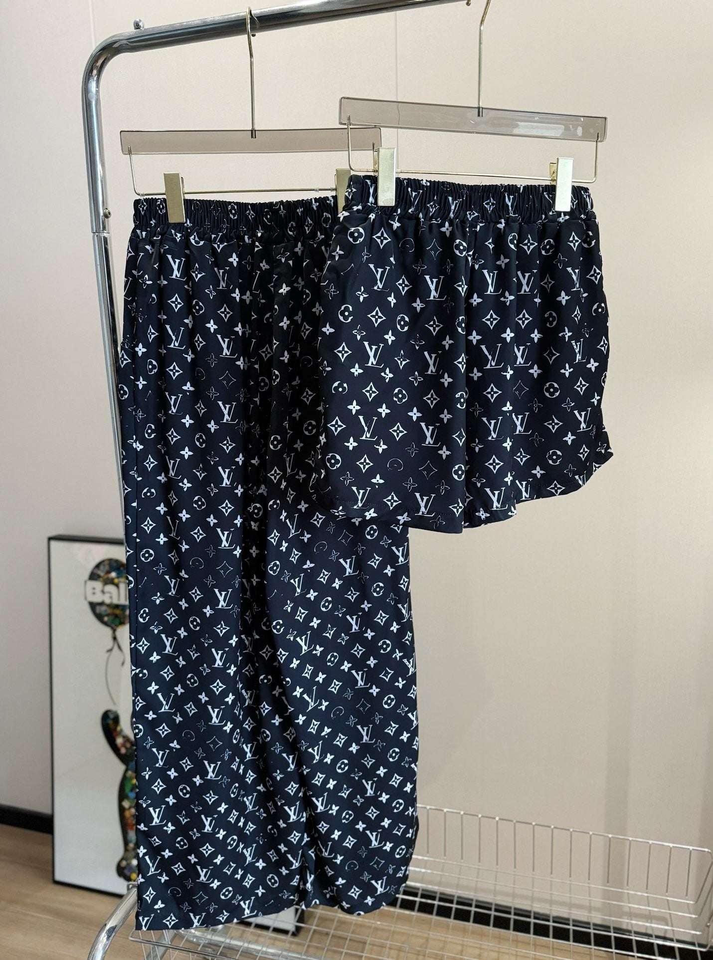 Hose mit weitem Bein aus Acetat
