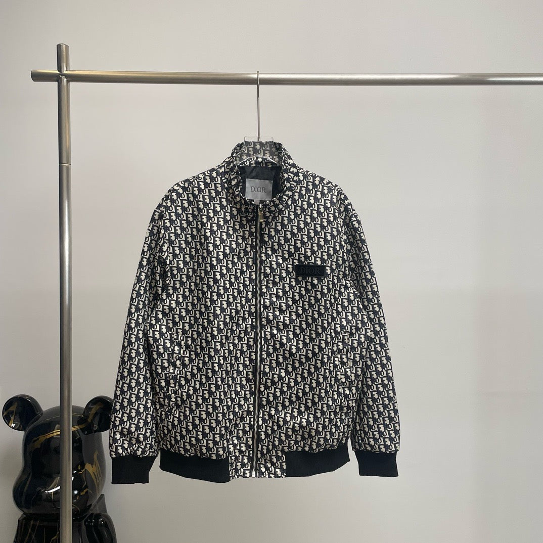 Veste classique à imprimé all-over avec éléments presbytes