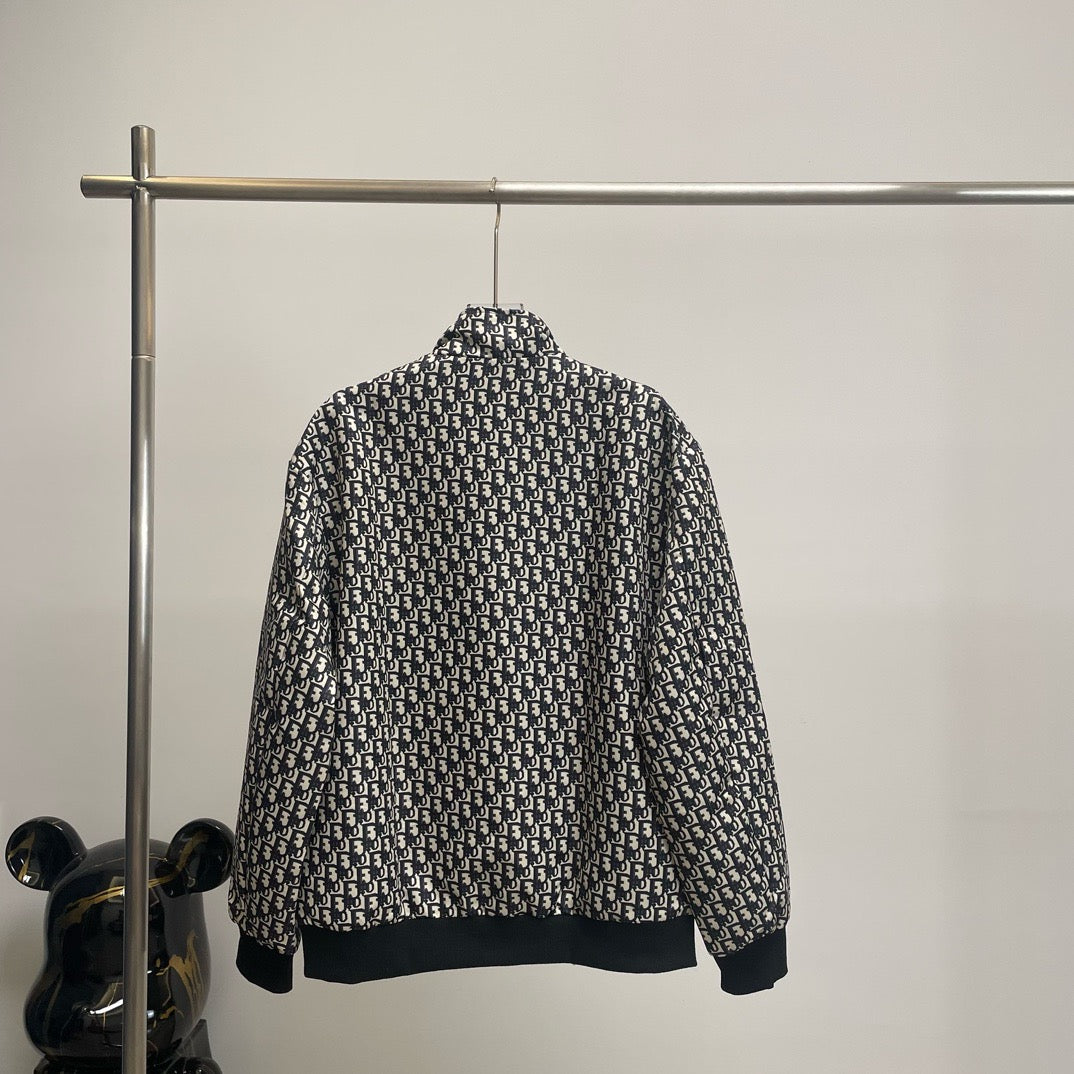 Veste classique à imprimé all-over avec éléments presbytes