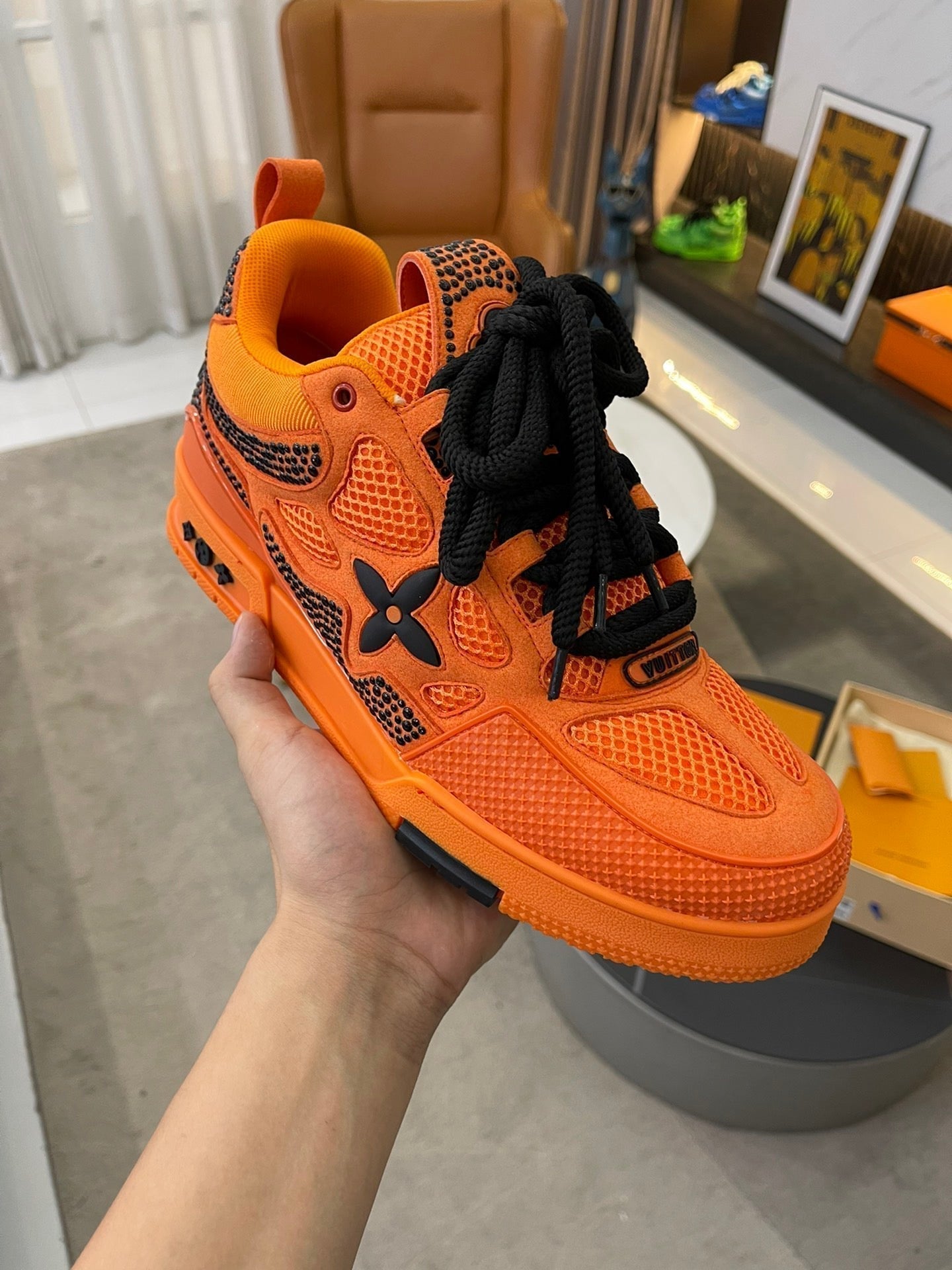 Trainer-Sneaker aus transparentem PVC