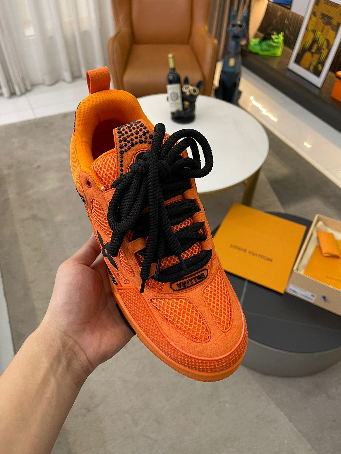 Trainer-Sneaker aus transparentem PVC