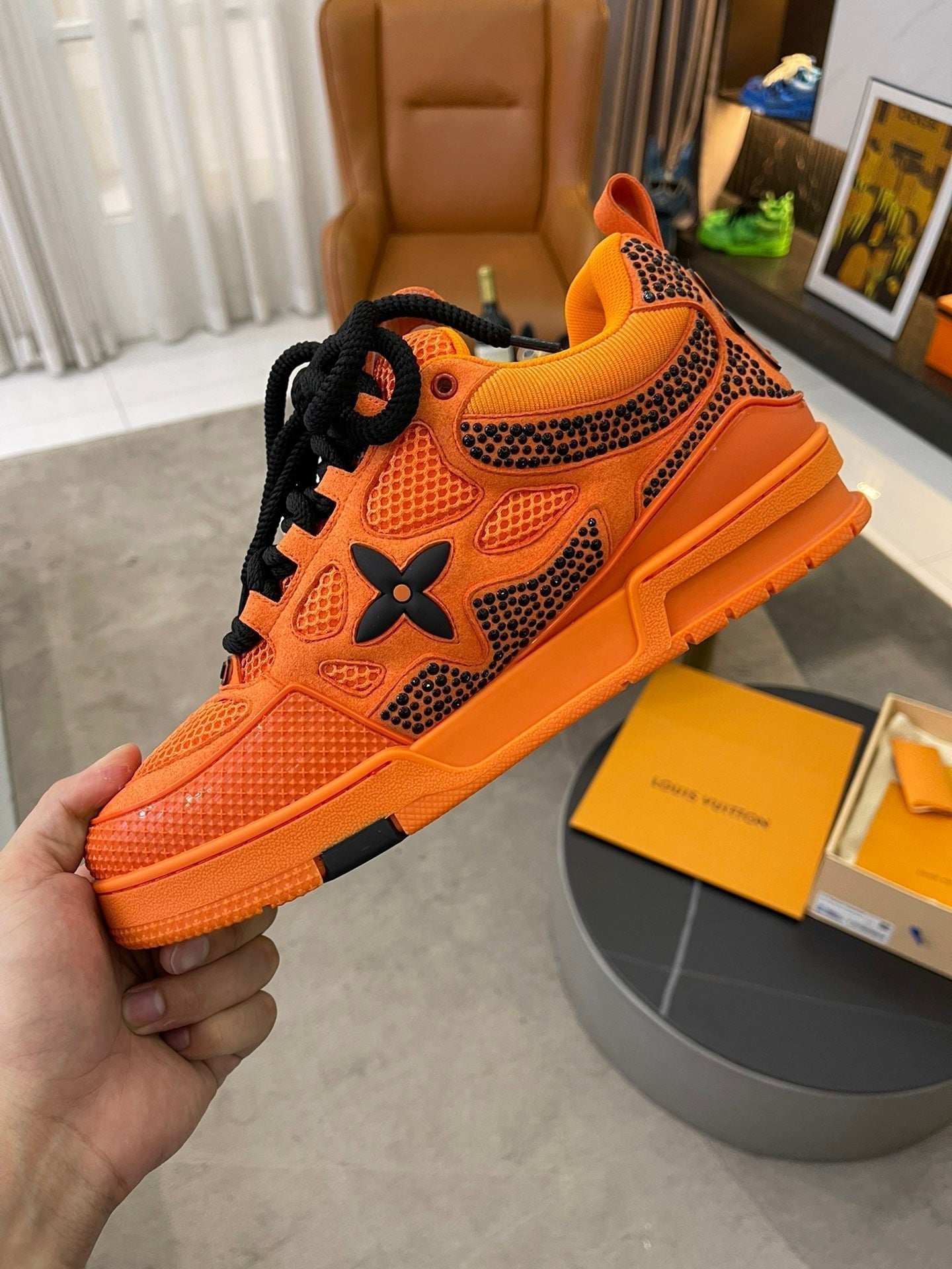 Trainer-Sneaker aus transparentem PVC