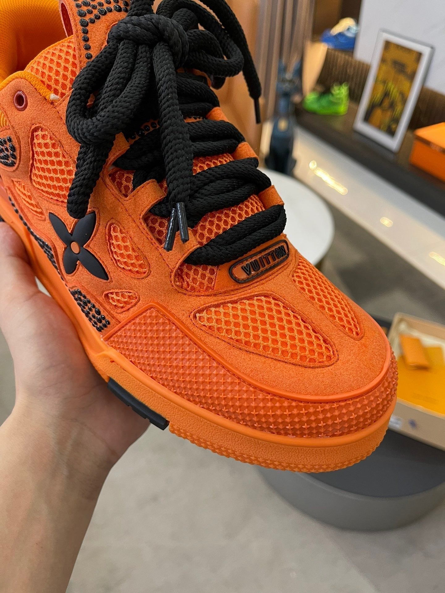 Trainer-Sneaker aus transparentem PVC