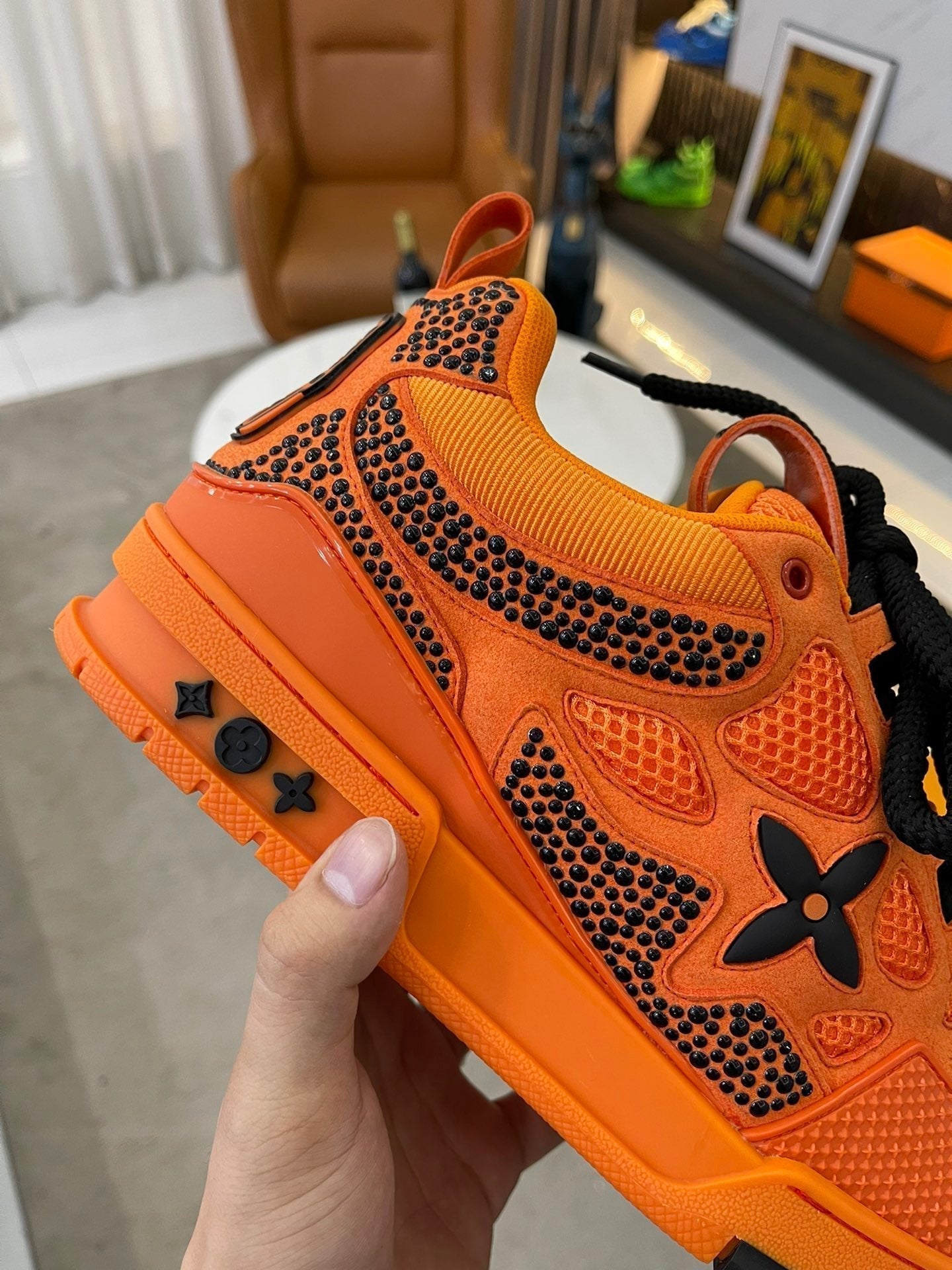 Trainer-Sneaker aus transparentem PVC