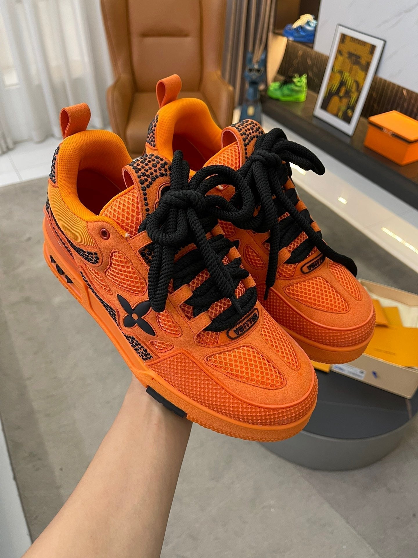 Trainer-Sneaker aus transparentem PVC