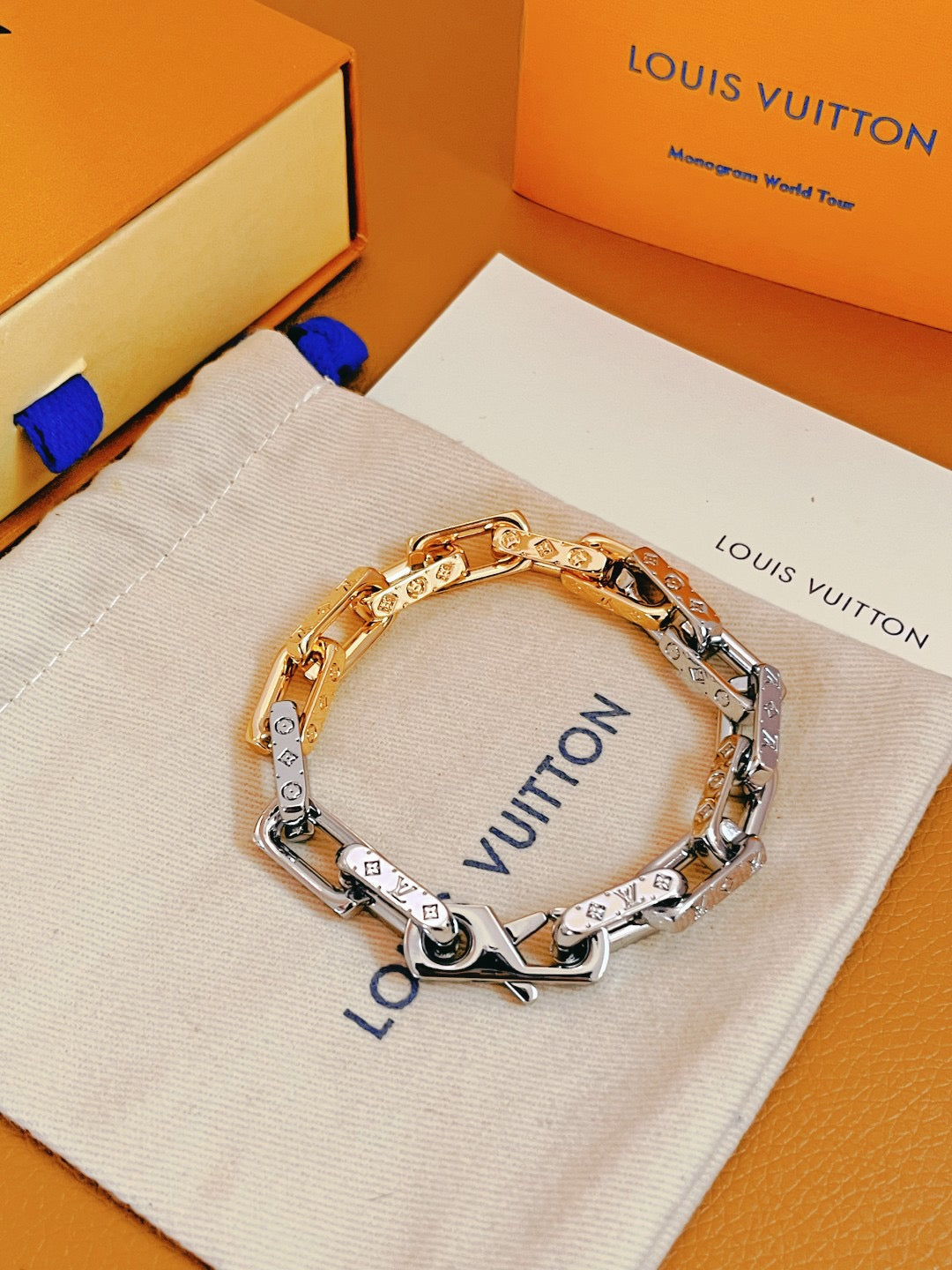 Bracelet double en bambou trempé