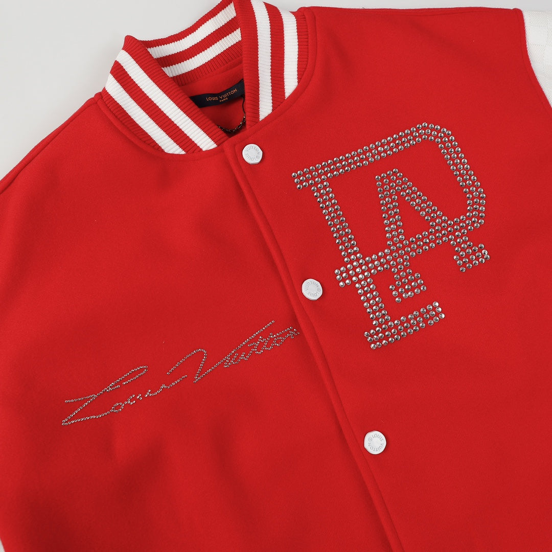 Maillot de baseball avec logo en lettres nacrées