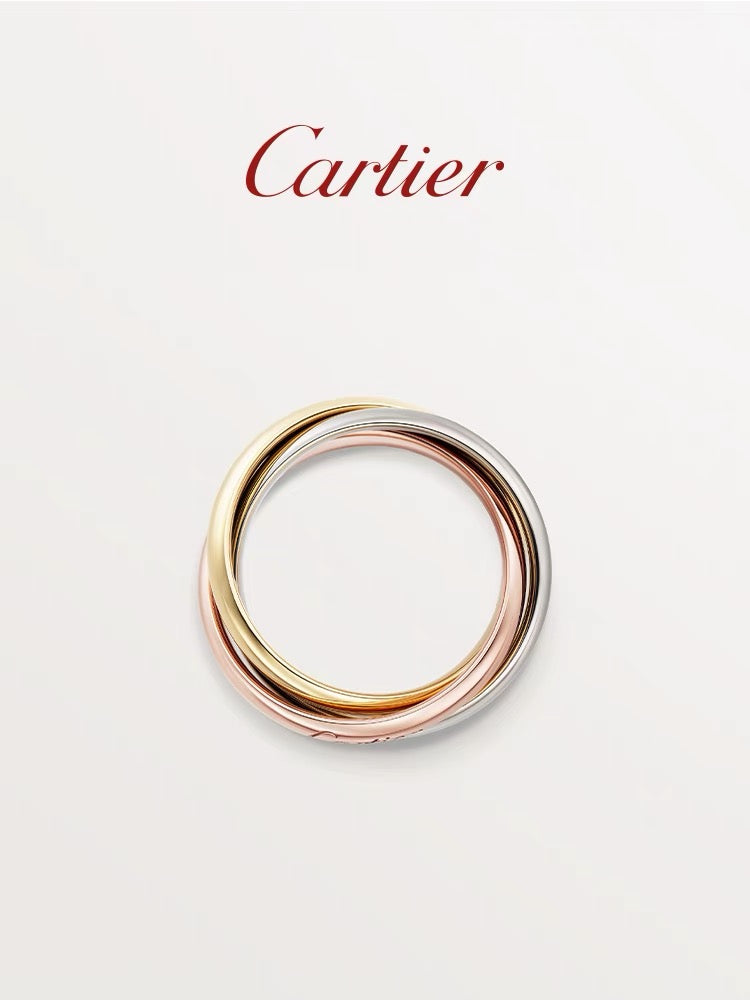Bague classique tricolore