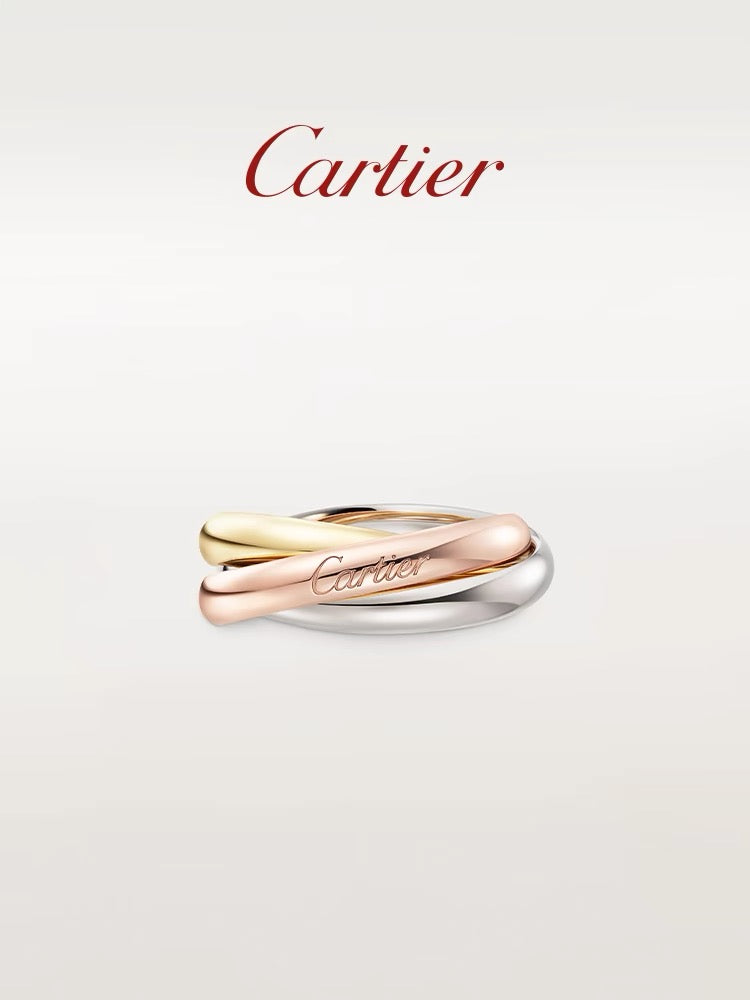 Bague classique tricolore