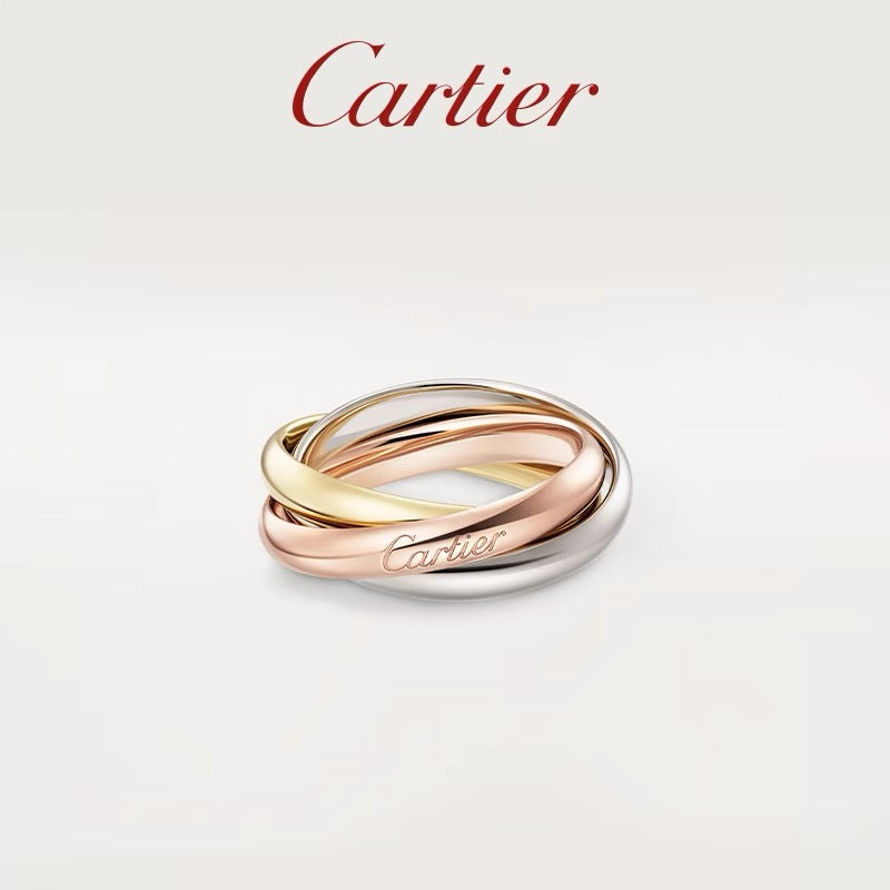 Bague classique tricolore