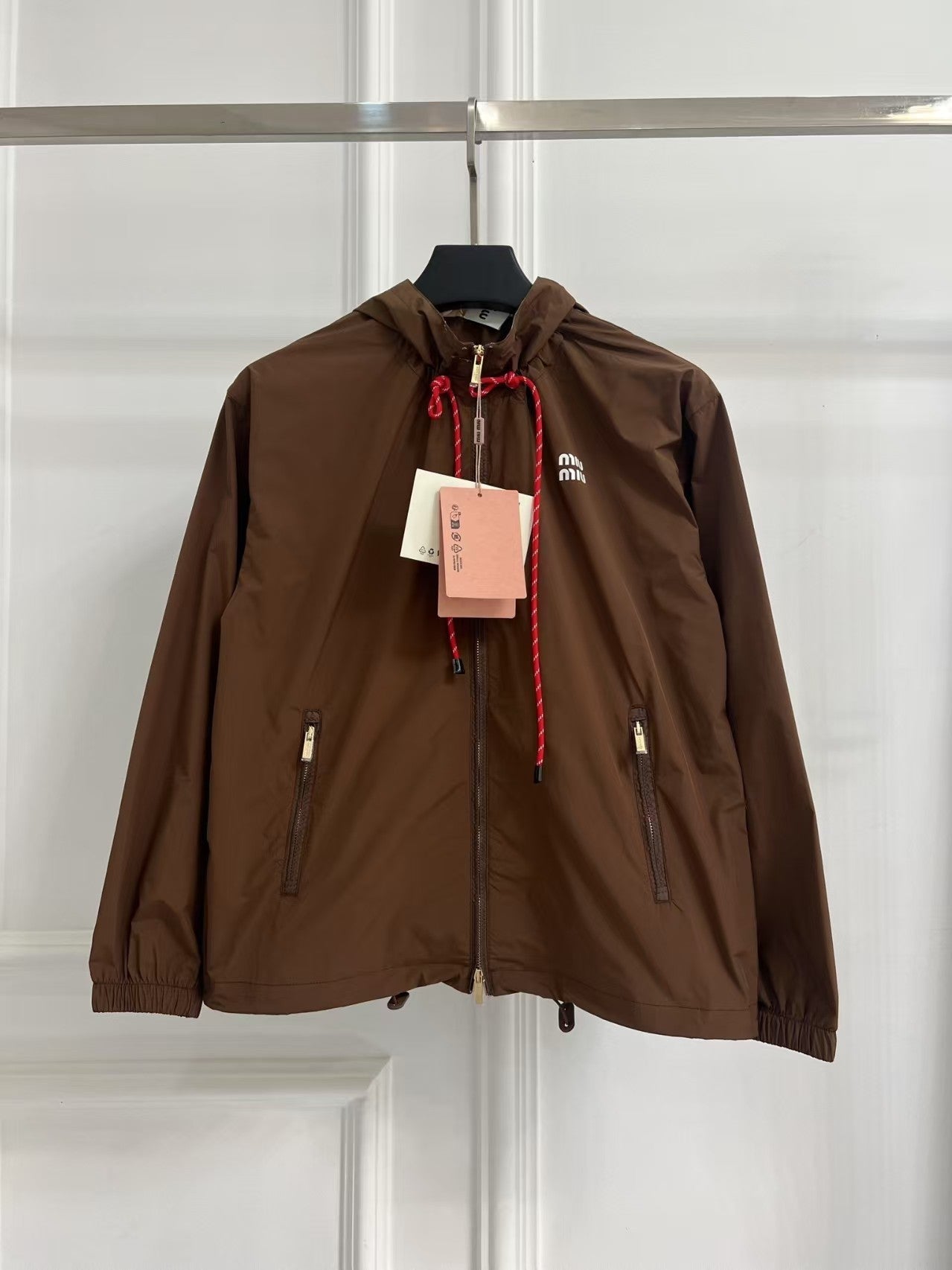 25 Frühen Frühling Neue Brief Kapuzen Windjacke