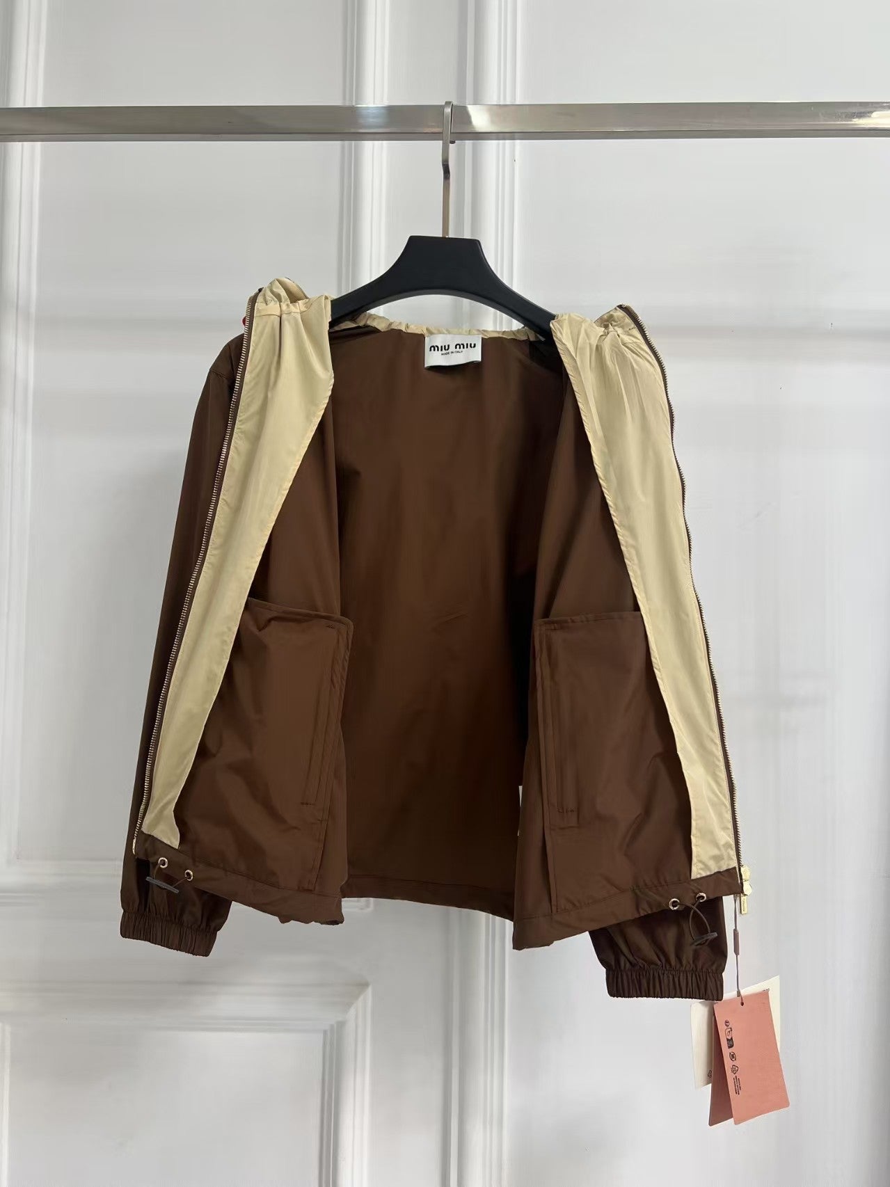 25 Frühen Frühling Neue Brief Kapuzen Windjacke