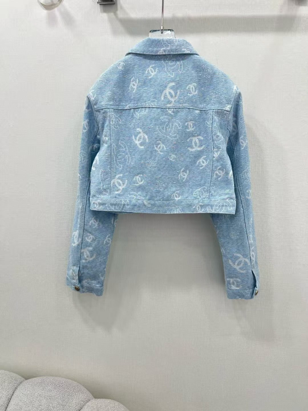 25 Veste en jean jacquard neuve pour le début du printemps
