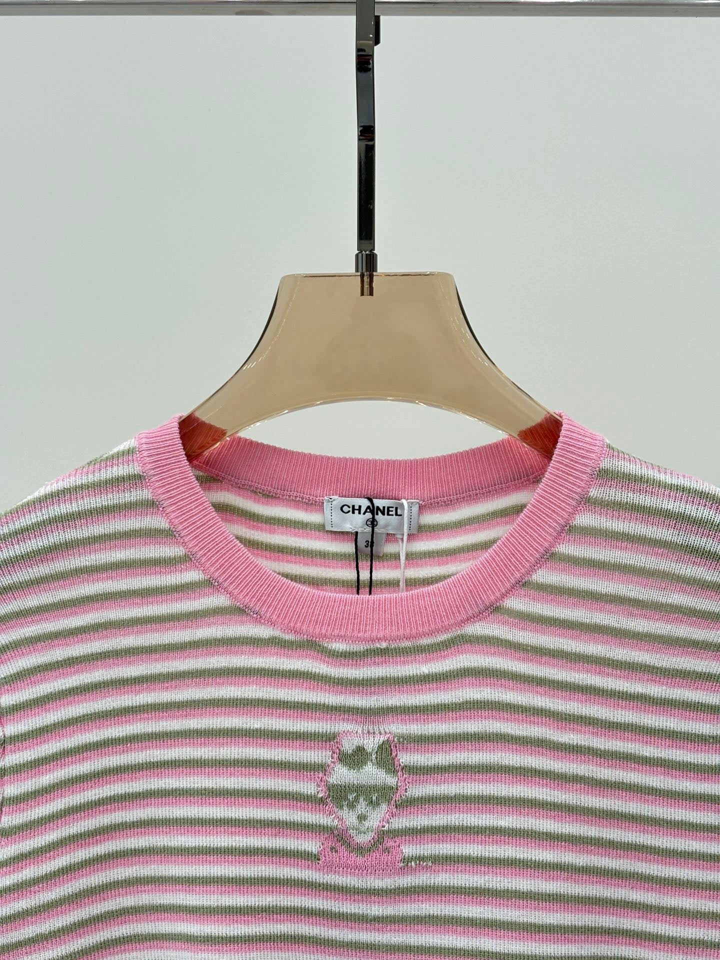 Contrast color casual knitted long sleeves