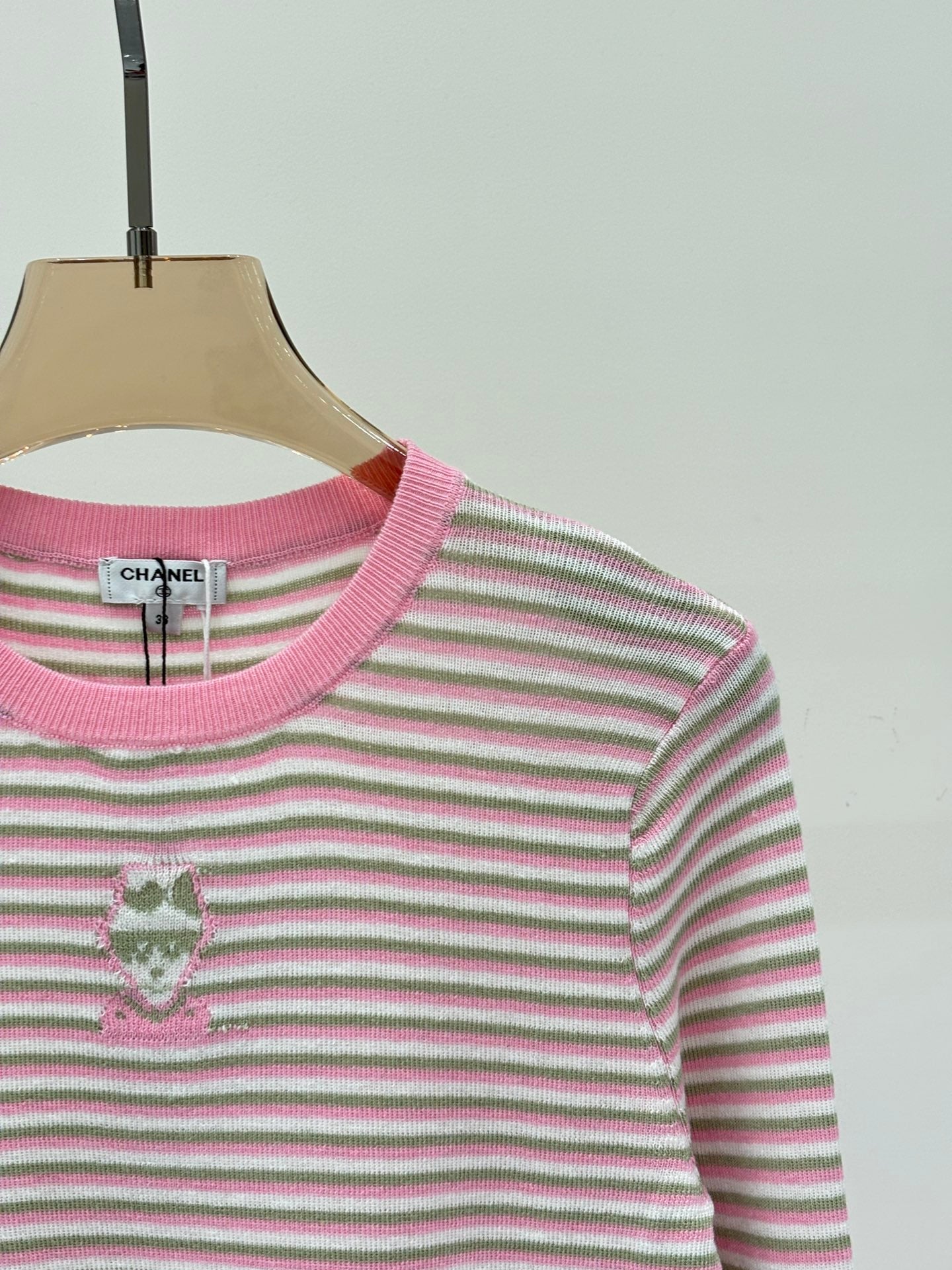 Contrast color casual knitted long sleeves