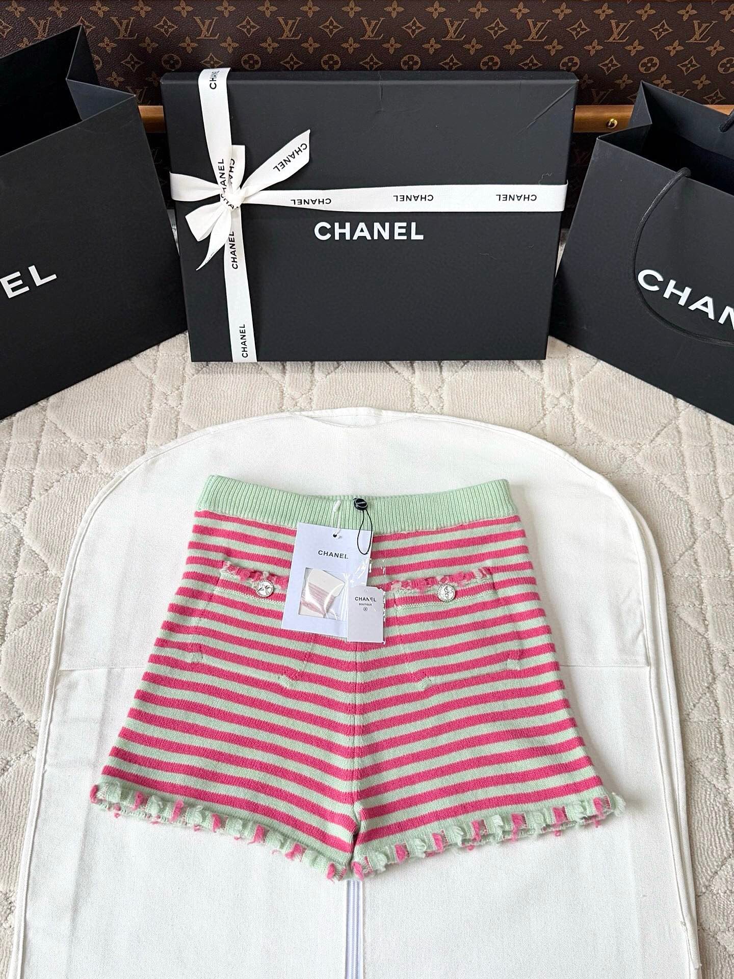 Colorblock Striped Cardigan (Cashmere)