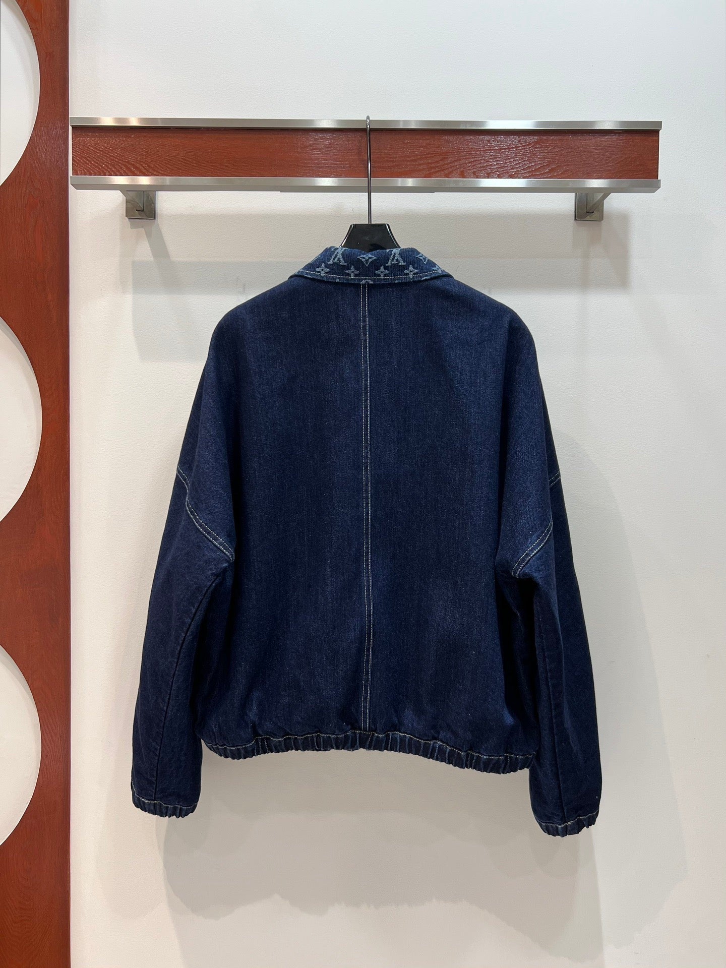 Denim with monogram lapel