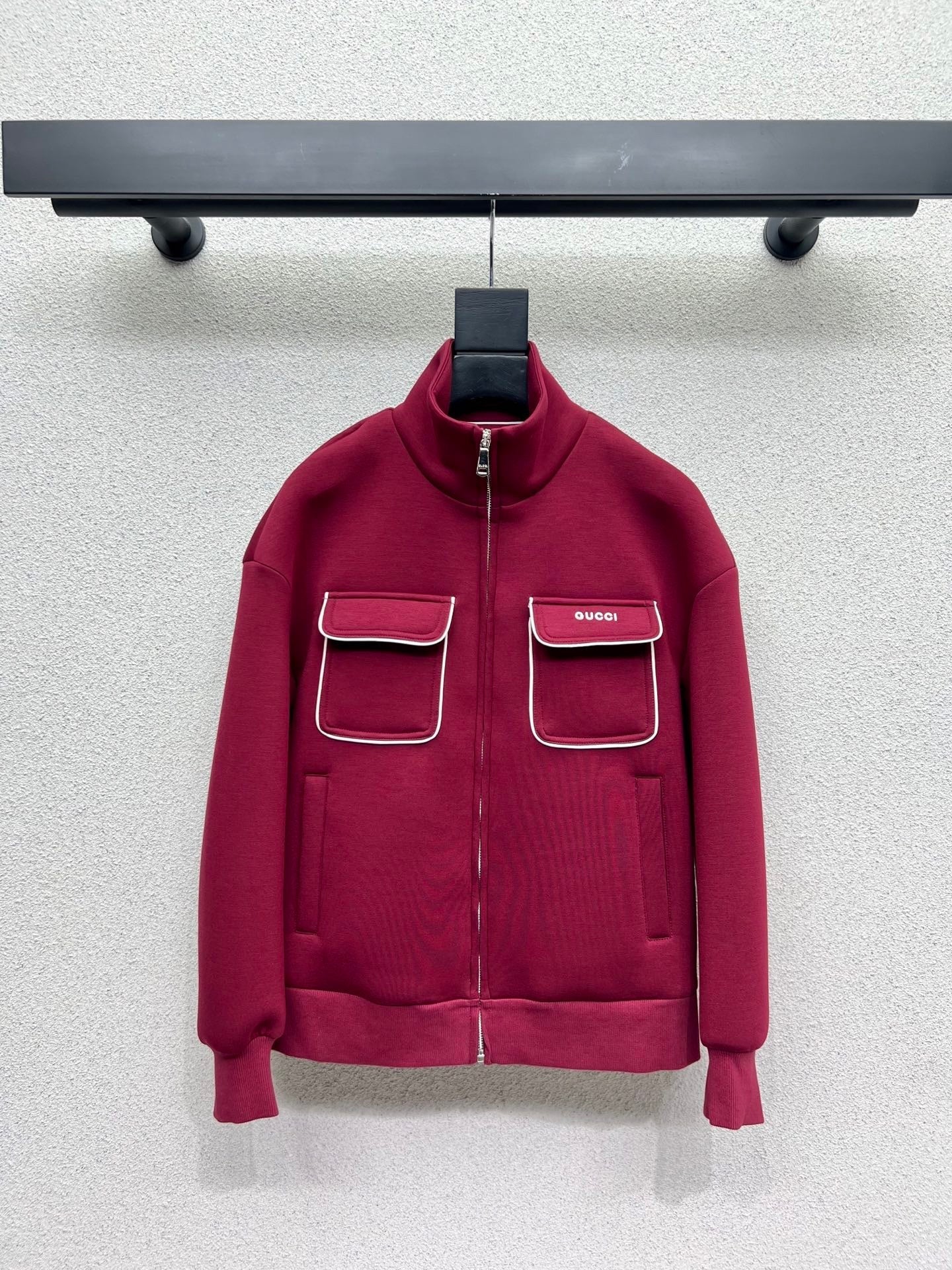 Space cotton red casual suit