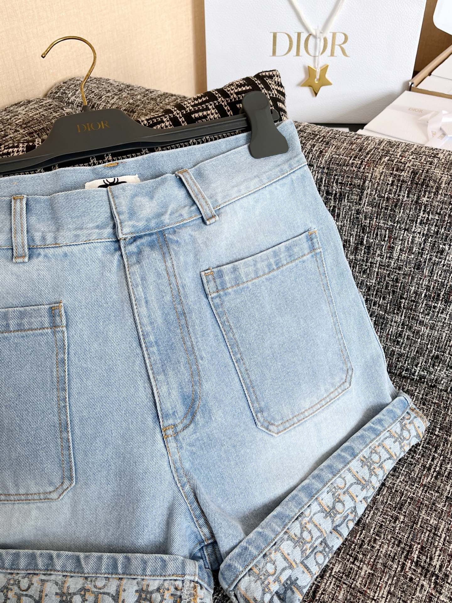 Custom-woven and dyed denim