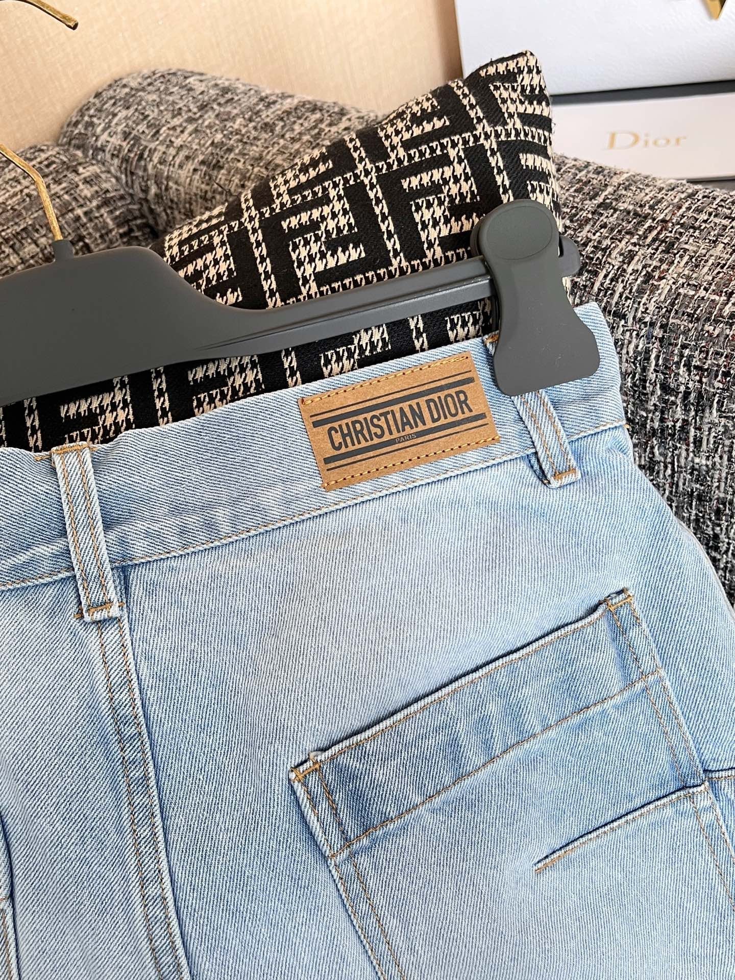 Custom-woven and dyed denim