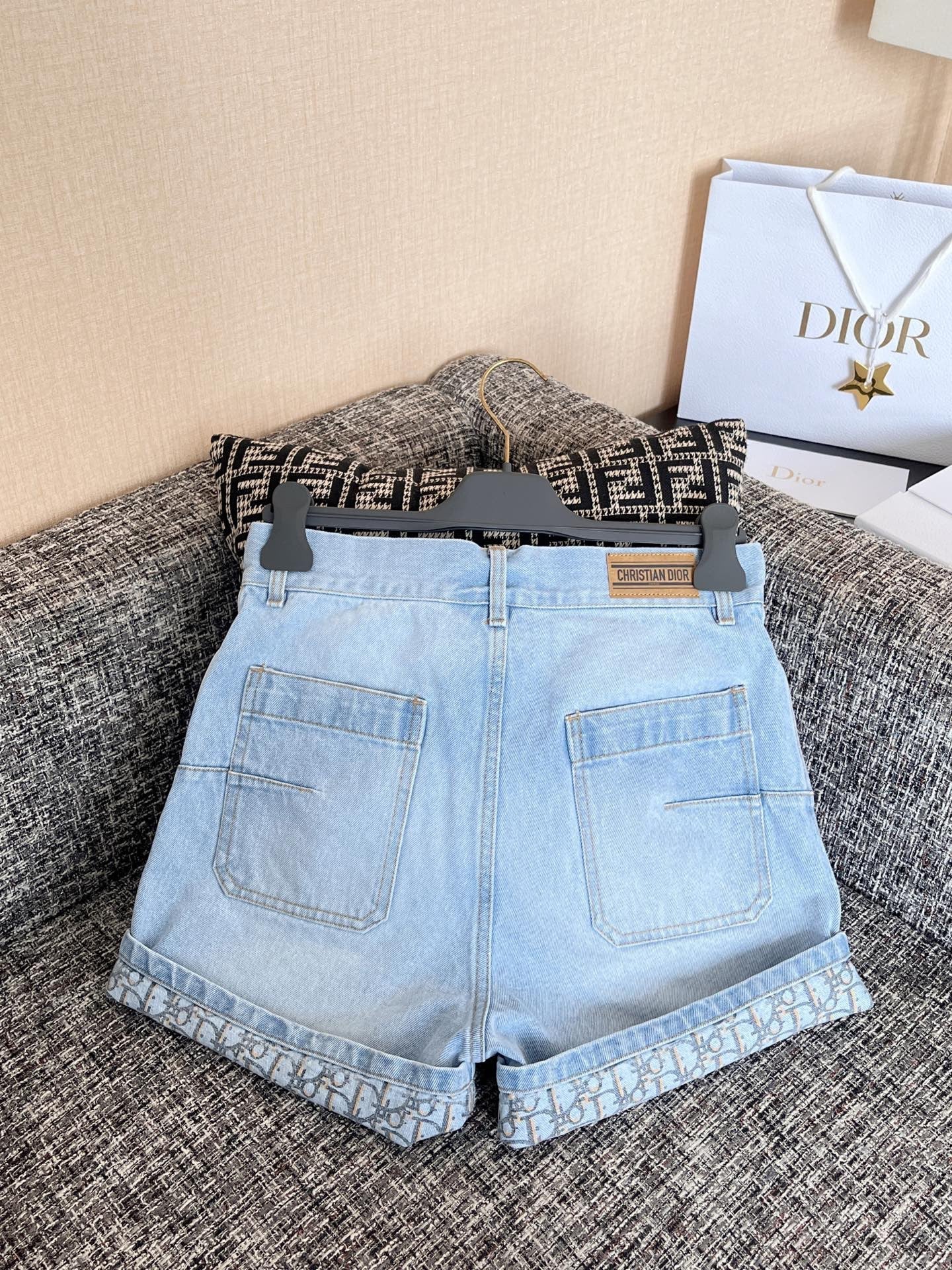 Custom-woven and dyed denim
