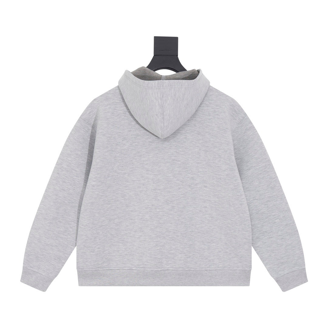 Space cotton couple hooded top
