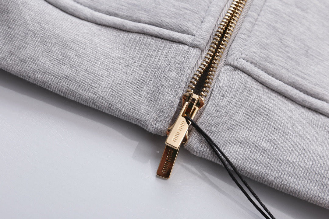 Space cotton couple hooded top