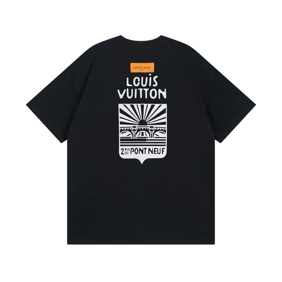T-Shirt mit Buchstabengrafik auf der Rückseite