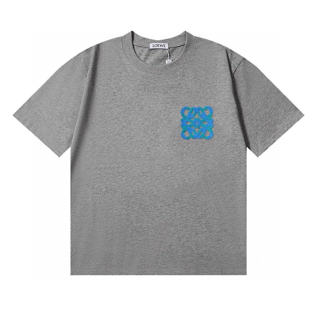🔥 🔥24FW NOUVEAU T-shirt à logo en peluche basse