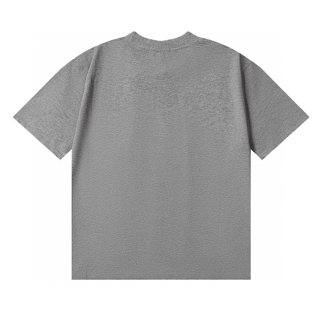 🔥 🔥24FW NOUVEAU T-shirt à logo en peluche basse
