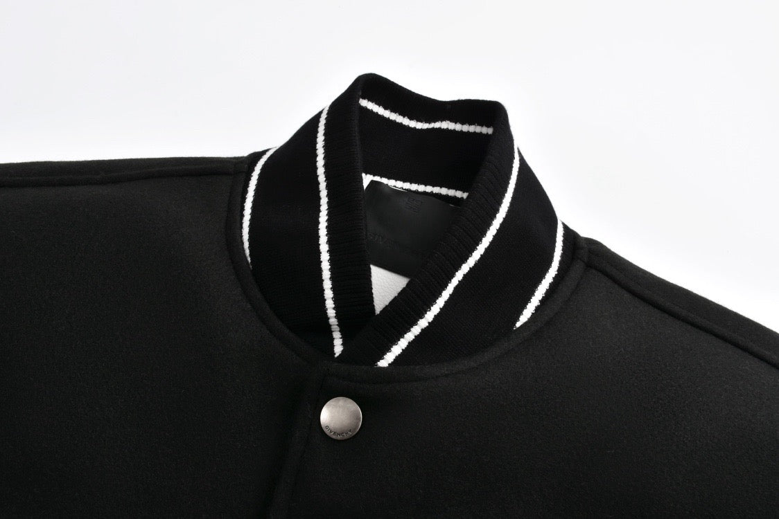 VESTE en cuir patchwork