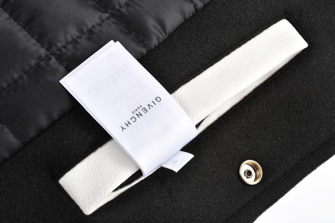 VESTE en cuir patchwork