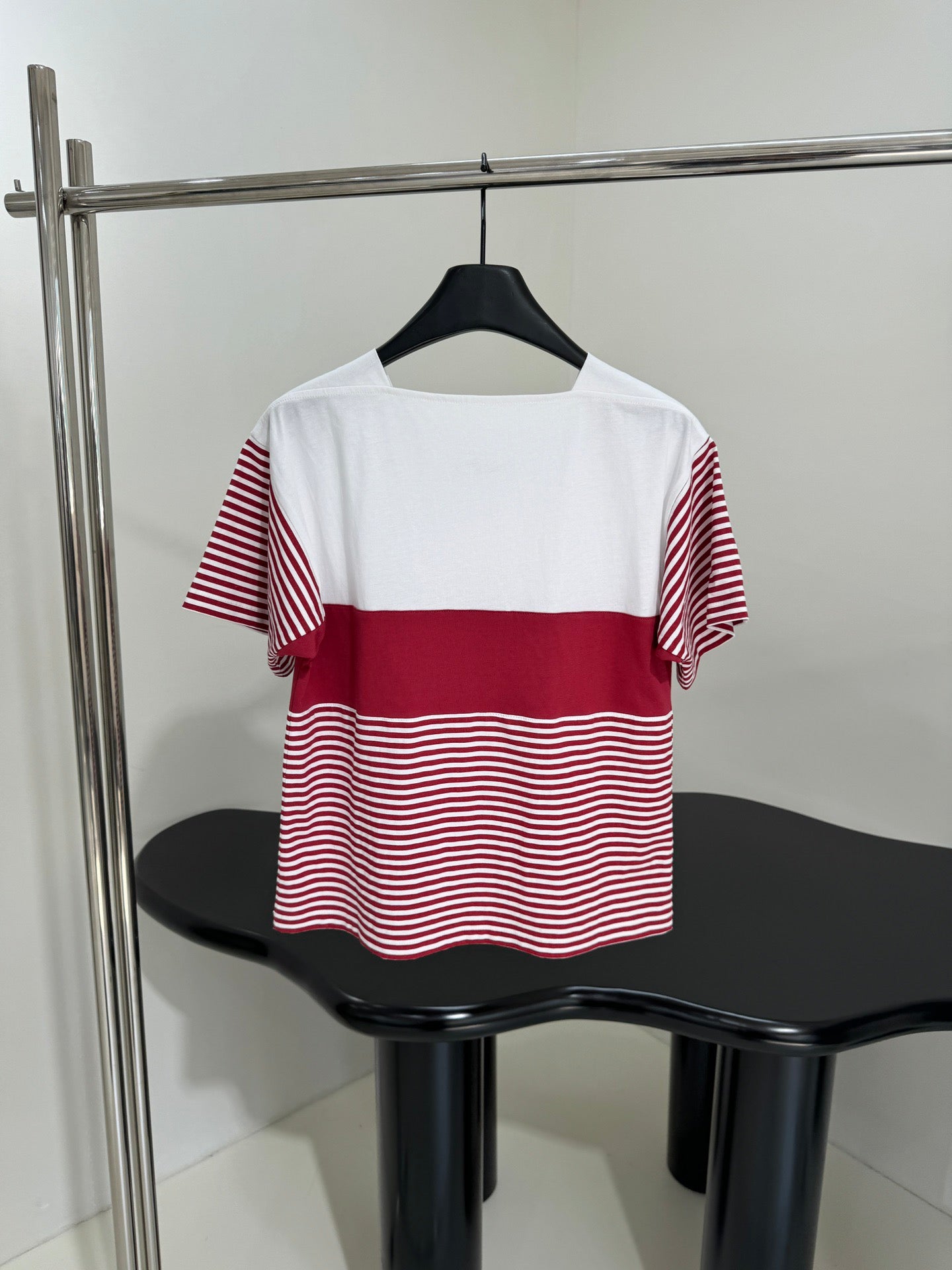 Cotton striped T-shirt