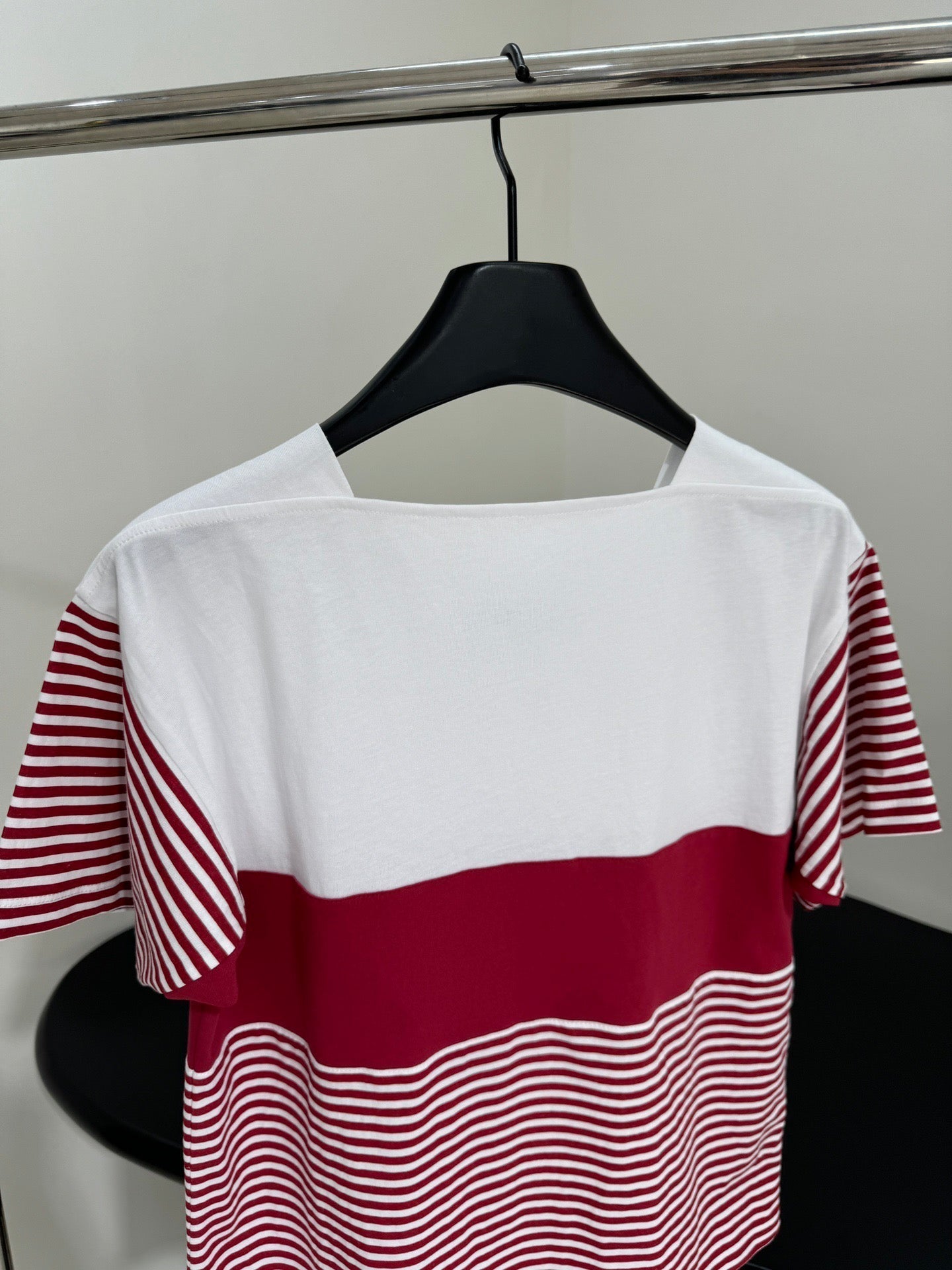 Cotton striped T-shirt