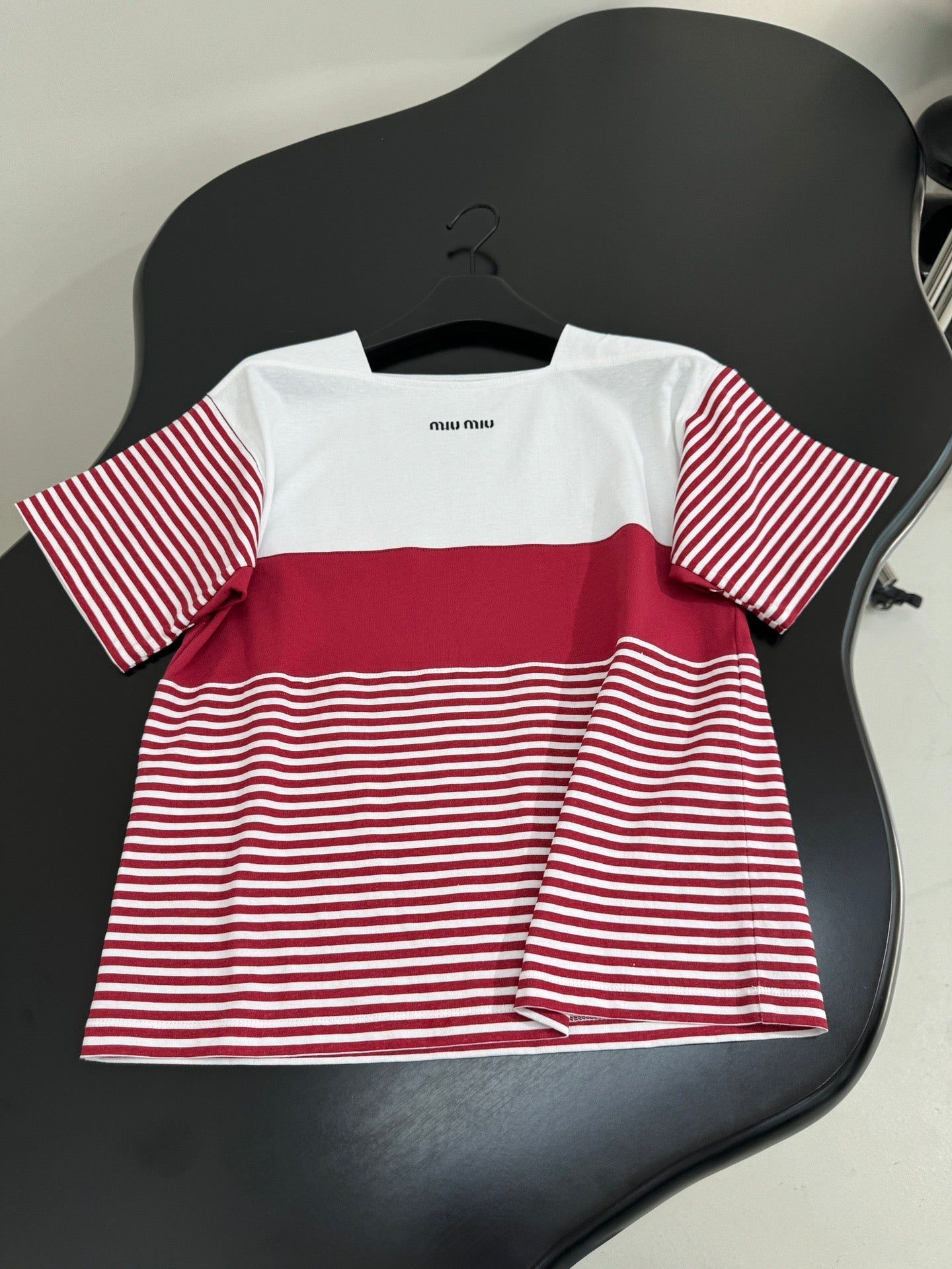 Cotton striped T-shirt