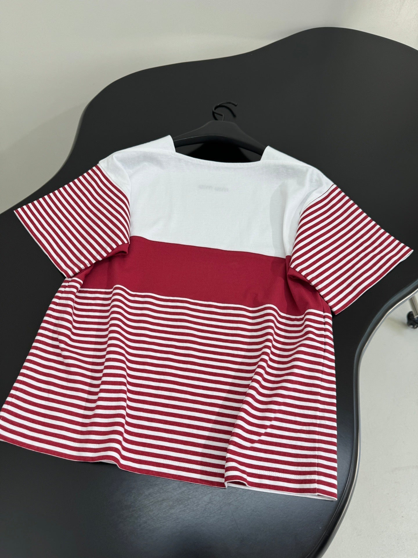 Cotton striped T-shirt