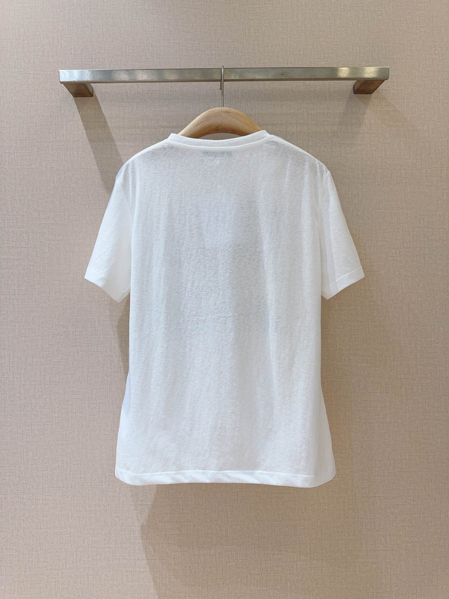 Printed crew neck Tee