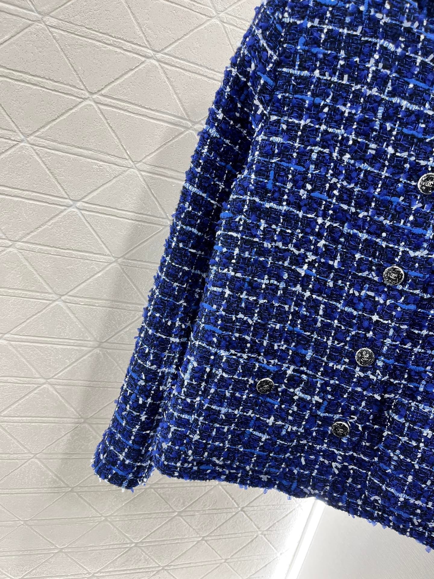 Gewebte Anzugjacke aus Silberfaden
