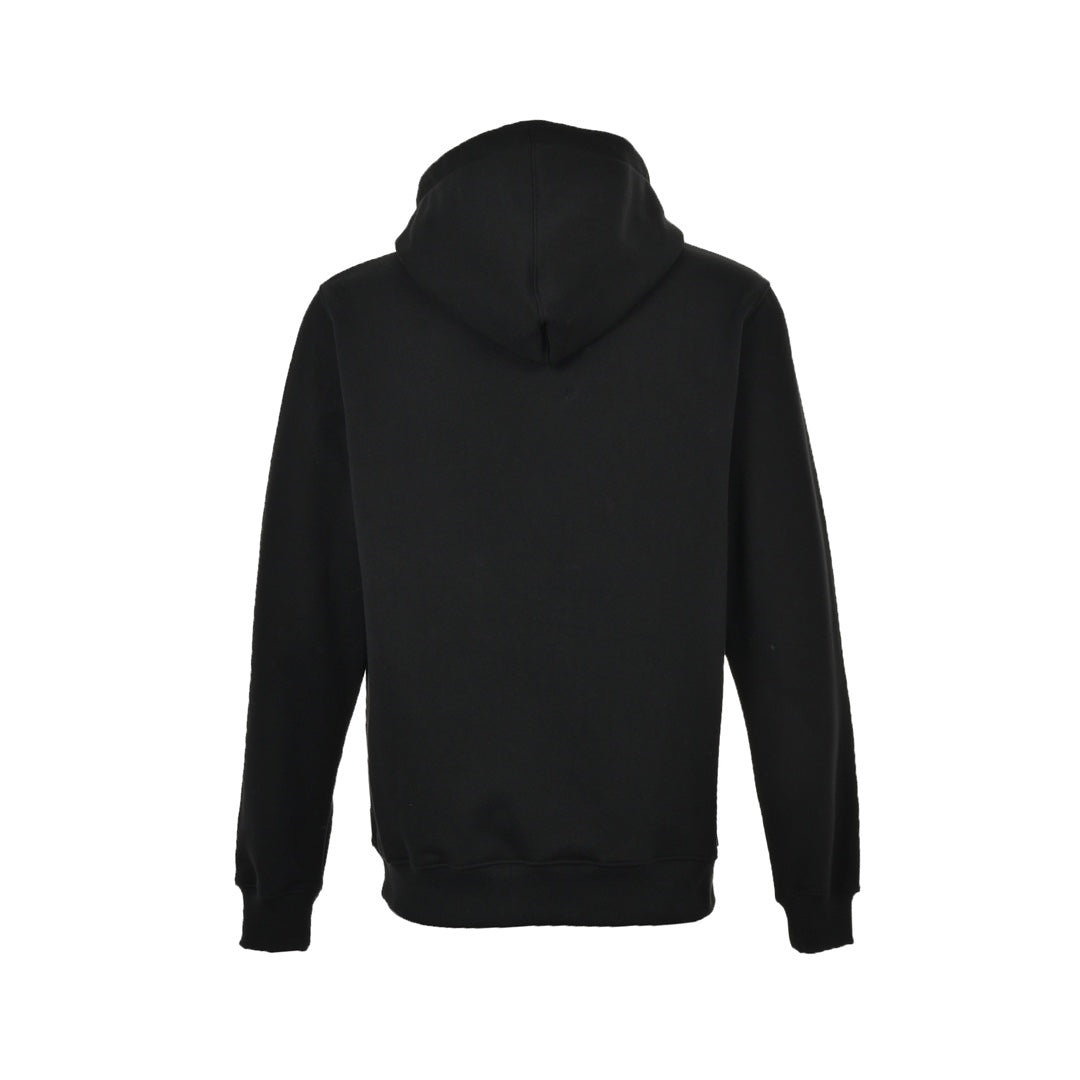 Kapuzenpullover mit silbernem Logo-Stickerei