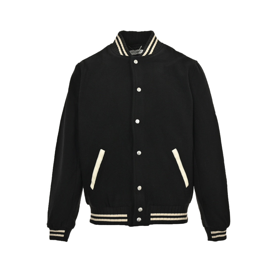 Veste de baseball avec patch signature au dos
