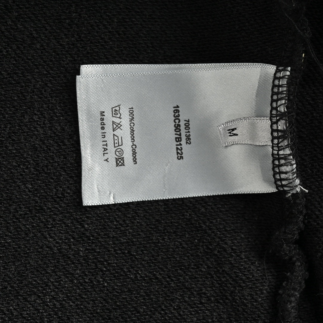 Sweat-shirt ras du cou délavé avec logo brodé