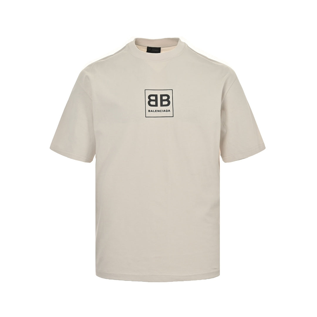 T-shirt à manches courtes imprimé carré Double B Lock