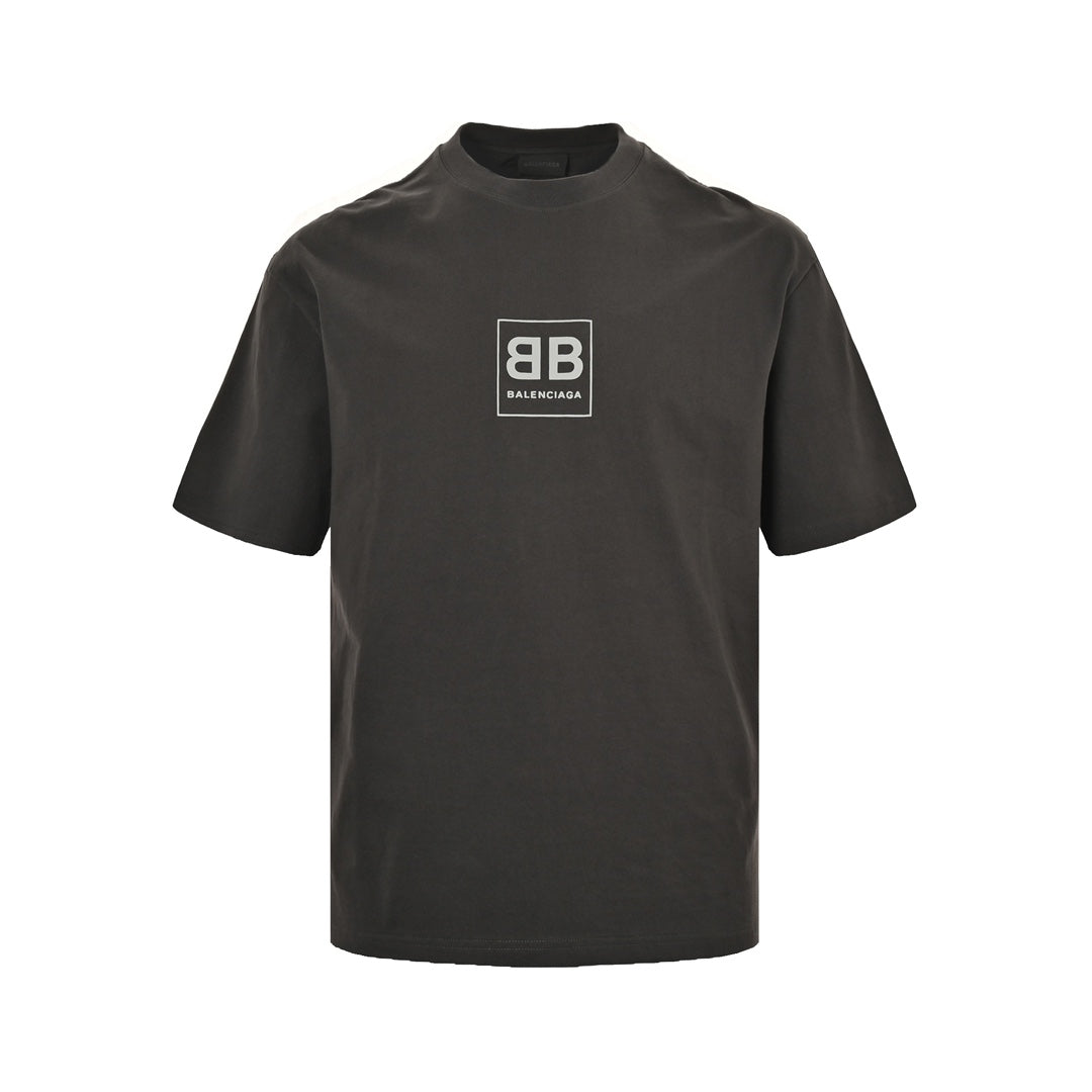 T-shirt à manches courtes imprimé carré Double B Lock